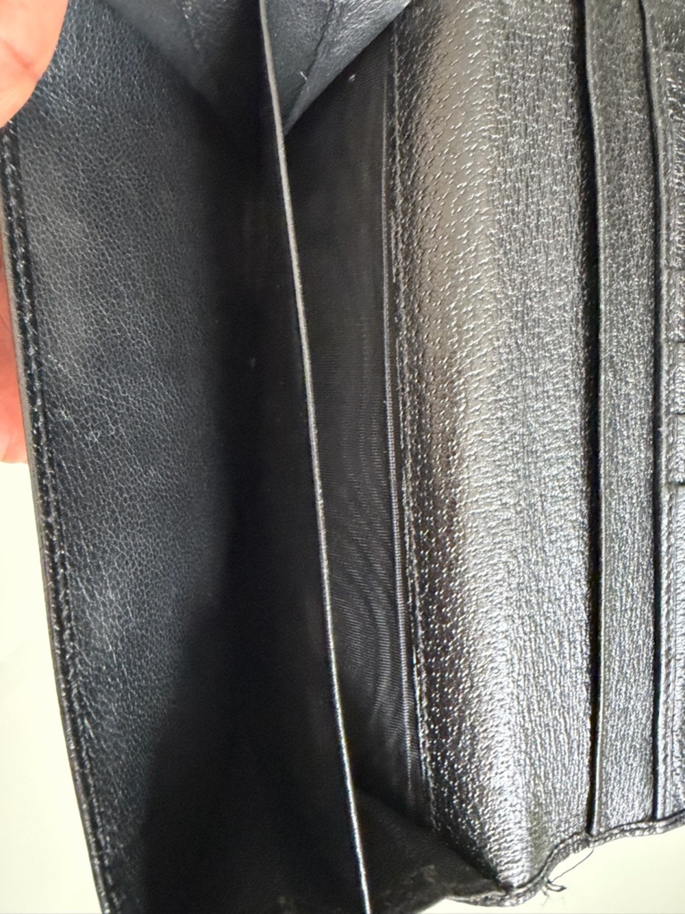 Gucci Black Canvas Continental Wallet with gold hardware and jimmy choo set of 2 - Picture 8 of 12